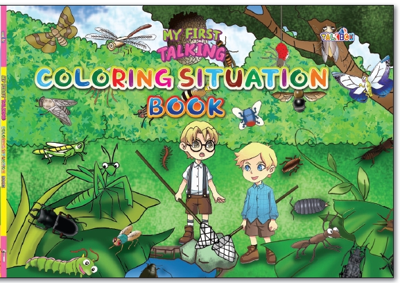 9.My First Talking Coloring Situation Book...  Made in Korea